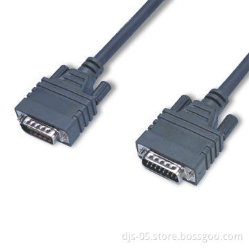 LFH 60 Position Male to DB 25 Male Cables with Twisted Pair and Double Shields